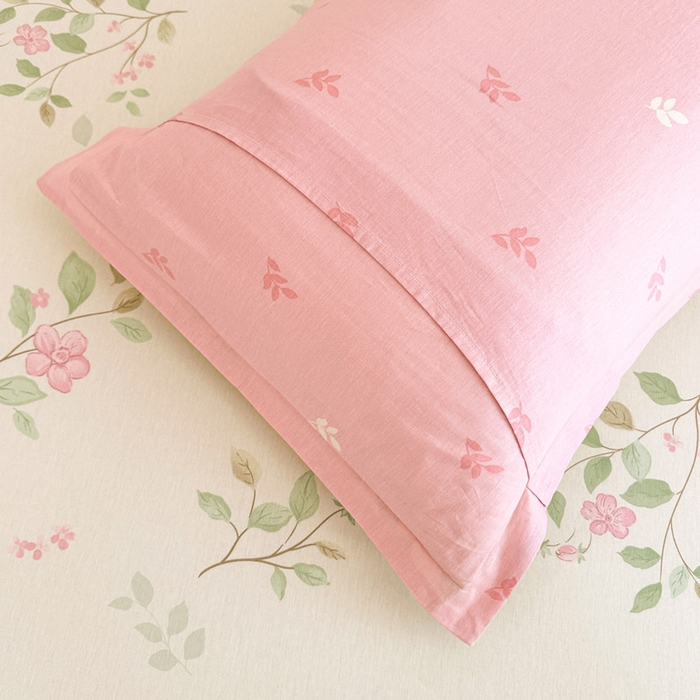 91家纺网 家纺一手货源 找家纺 绵庭家纺 2025新款全棉印花单枕套系列 云岚