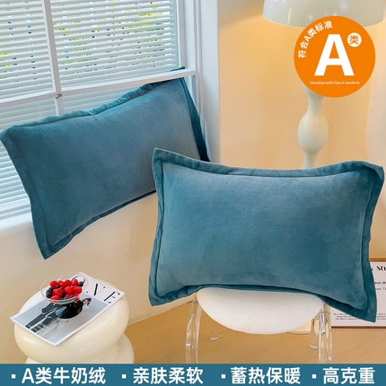 91家纺网 家纺一手货源 找家纺 （总）恬澳家纺 2025新款暖阳牛奶绒枕套