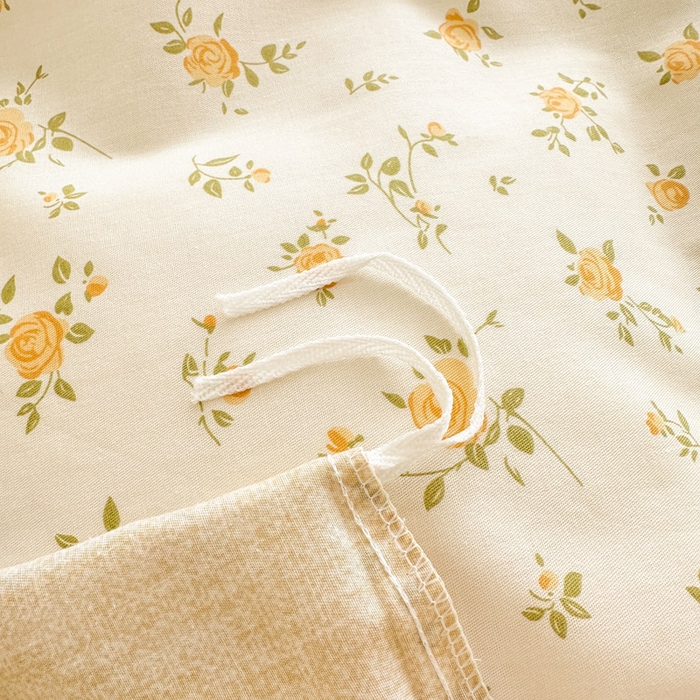 91家纺网 家纺一手货源 找家纺 绵庭家纺 2025新款全棉印花单被套系列 故事小黄花