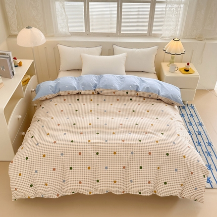 绵庭家纺 2025新款全棉印花单被套系列 原点