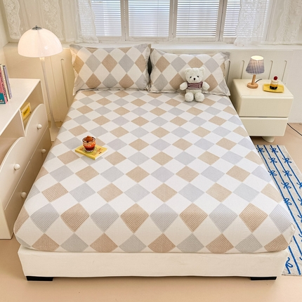 91家纺网 家纺一手货源 找家纺 （总）绵庭家纺 2025新款全棉印花单床笠系列