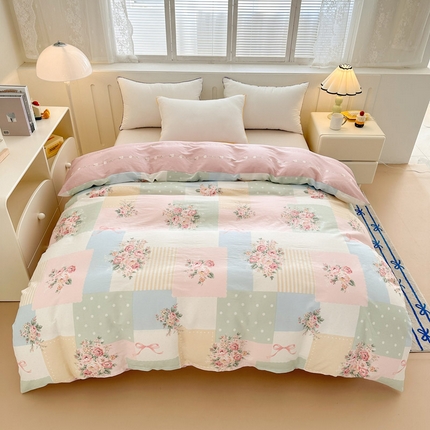 91家纺网 家纺一手货源 找家纺 （总）绵庭家纺 2025新款全棉印花单被套系列