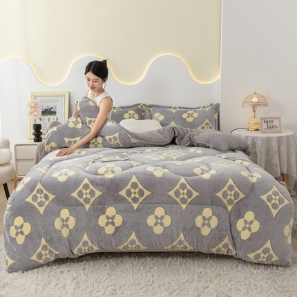 91家纺网 家纺一手货源 找家纺 （总）2025新款亲肤舒适塔芙绒保暖冬被被子被芯