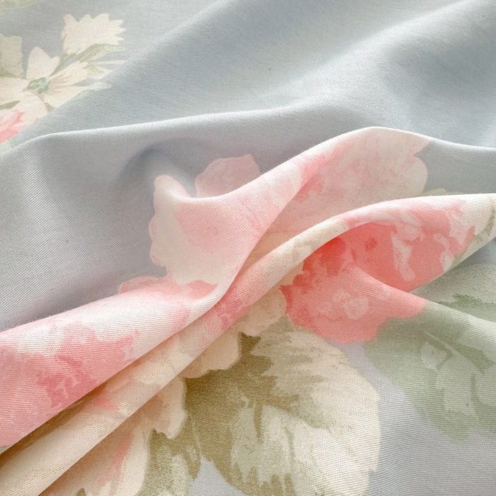 91家纺网 家纺一手货源 找家纺 绵庭家纺 2025新款全棉印花单被套系列 灿烂时光