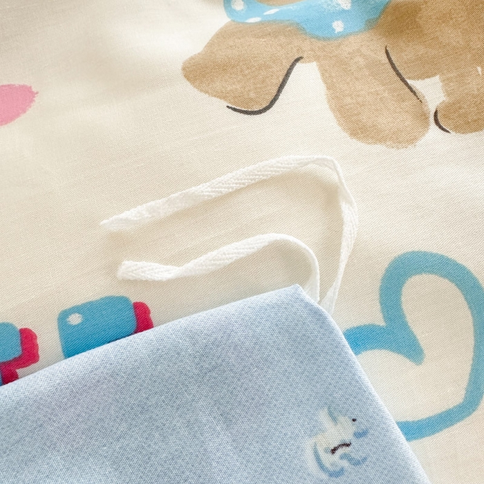 91家纺网 家纺一手货源 找家纺 绵庭家纺 2025新款全棉印花单被套系列 童趣涂鸦