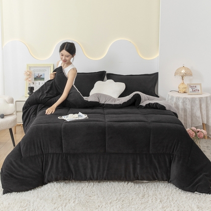 91家纺网 家纺一手货源 找家纺 （总）2025新款亲肤舒适塔芙绒保暖冬被被子被芯