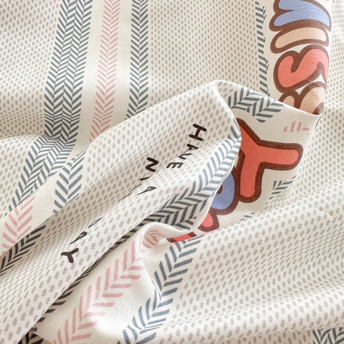 91家纺网 家纺一手货源 找家纺 绵庭家纺 2025新款全棉印花单被套系列 森岛精灵