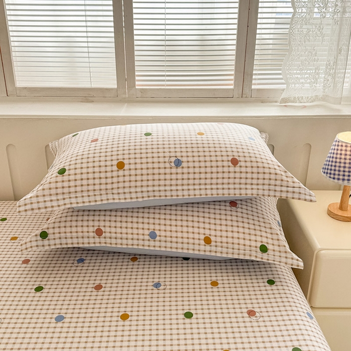 91家纺网 家纺一手货源 找家纺 绵庭家纺 2025新款全棉印花单枕套系列 原点