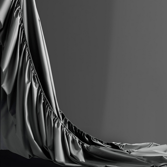 91家纺网 家纺一手货源 找家纺 轩和家居 2024新款A类70支长绒棉床笠 影月黑