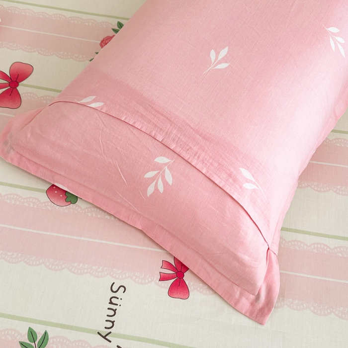 91家纺网 家纺一手货源 找家纺 绵庭家纺 2025新款全棉印花单枕套系列 米娅