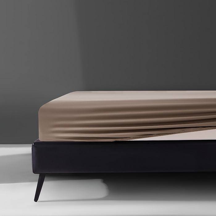 91家纺网 家纺一手货源 找家纺 轩和家居 2024新款A类70支长绒棉床笠 谷香棕