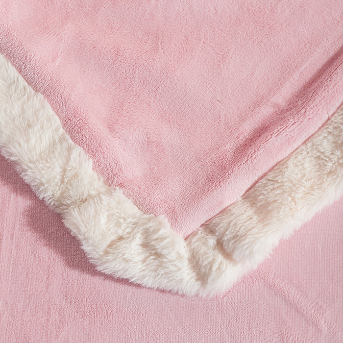 91家纺网 家纺一手货源 找家纺 黛舒家居 2024新款亲肤舒适高克重牛奶绒贴布绣四件套 星空粉