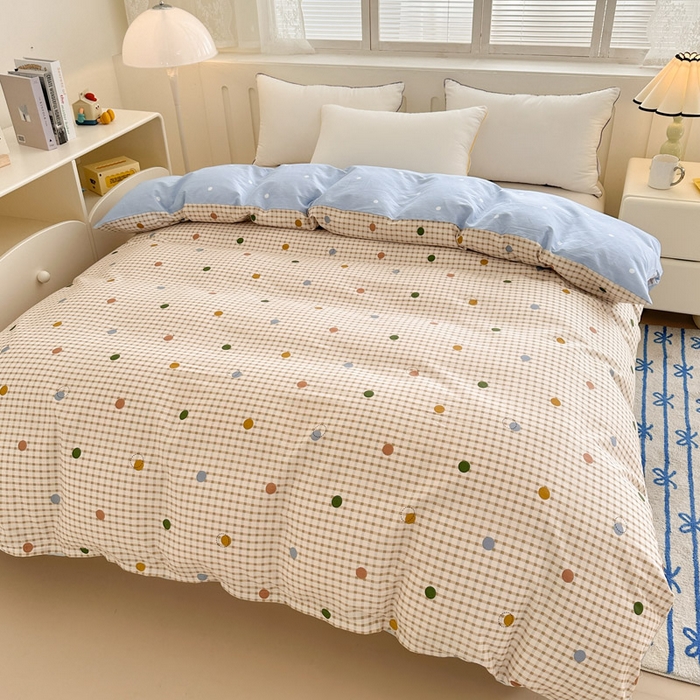 91家纺网 家纺一手货源 找家纺 绵庭家纺 2025新款全棉印花单被套系列 原点