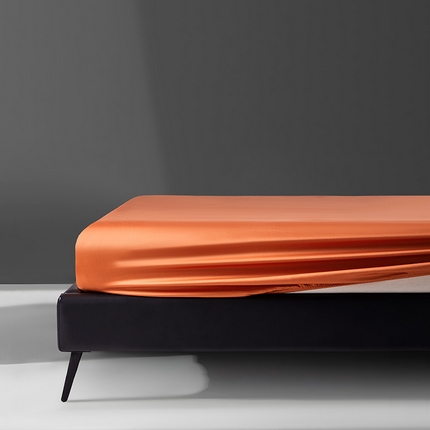 轩和家居 2024新款A类70支长绒棉床笠 玛仕橙