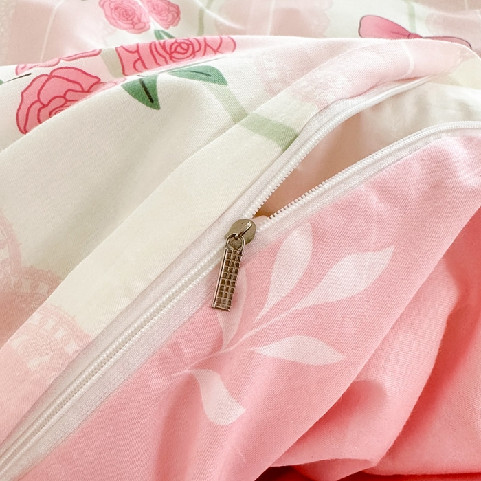 91家纺网 家纺一手货源 找家纺 绵庭家纺 2025新款全棉印花单被套系列 米娅