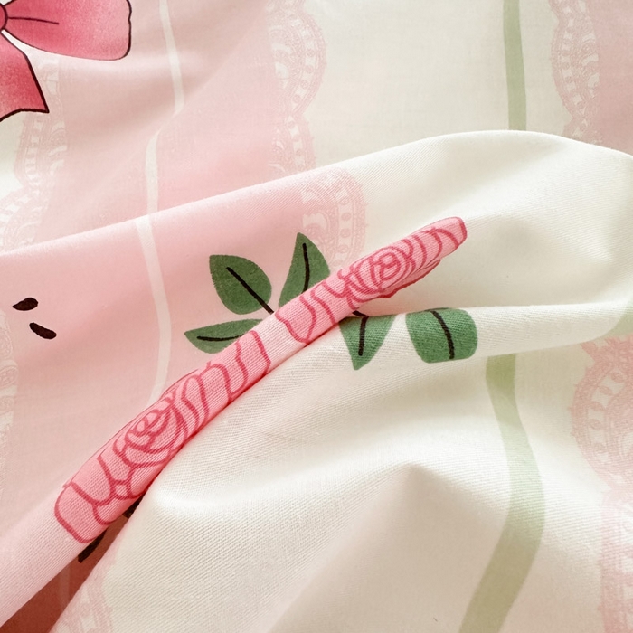 91家纺网 家纺一手货源 找家纺 绵庭家纺 2025新款全棉印花单床单系列 米娅