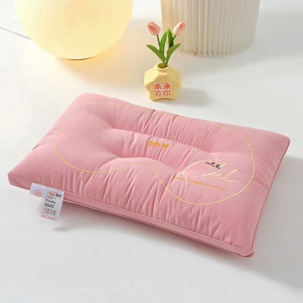 91家纺网 家纺一手货源 找家纺 （总）佳尚枕芯 2025新款秋冬暖绒护颈助眠绣花猫肚枕头枕芯