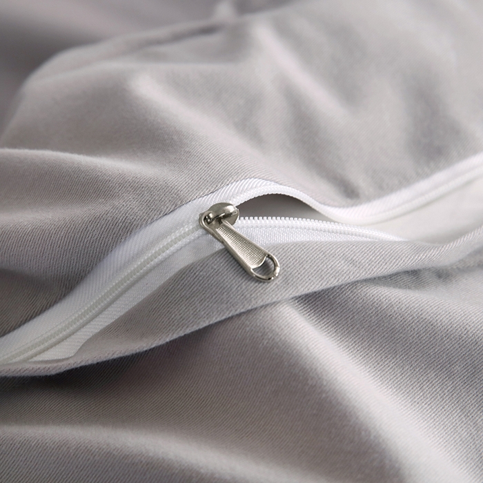 91家纺网 家纺一手货源 找家纺 金纱玉纺家纺 2024新款素色加厚公艺绣花四件套 叶香风暖-棕灰