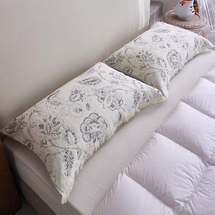 91家纺网 家纺一手货源 找家纺 爱港家纺 2024新款流苏枕巾 高档纯棉枕巾 全棉防头油 保护枕芯 垫巾 墨韵