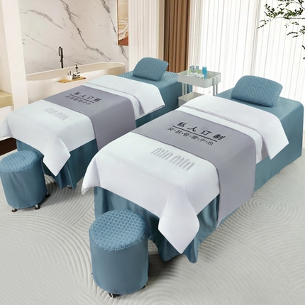 91家纺网 家纺一手货源 找家纺 （总）乐逸家纺 2024新款四季亲肤刺绣款美 容床罩