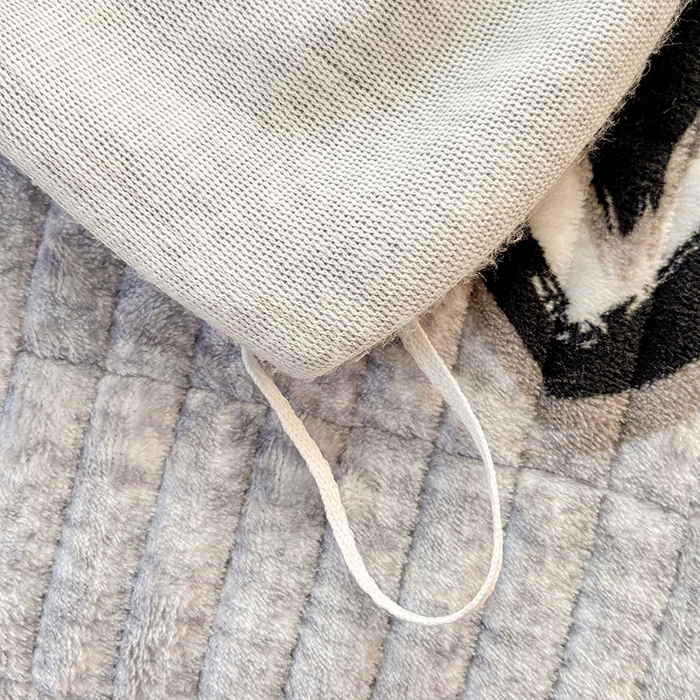 91家纺网 家纺一手货源 找家纺 喜居 2024新款宝宝牛奶绒印花单被套 幸运心