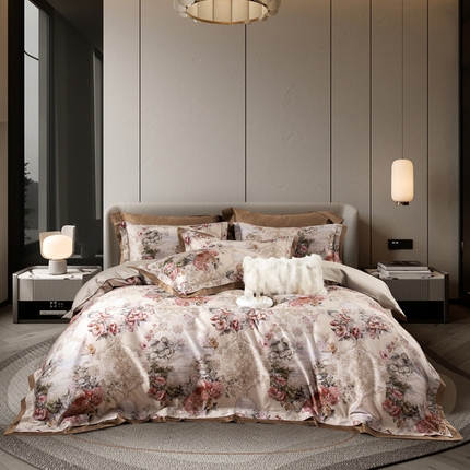 （总）至爱今生 100支新疆长绒棉四件套-比尔庄园