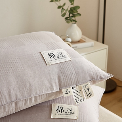 91家纺网 家纺一手货源 找家纺 （总）昕科 2025新款A类生态原棉分区枕头枕芯