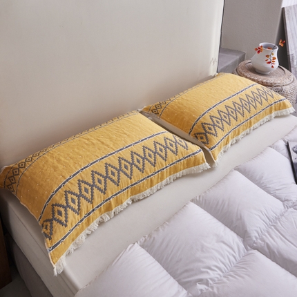 91家纺网 家纺一手货源 找家纺 爱港家纺 2024新款流苏枕巾 高档纯棉枕巾 全棉防头油 保护枕芯 垫巾 阿波罗