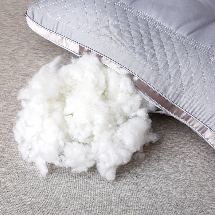 91家纺网 家纺一手货源 找家纺 佳尚枕芯 2025新款金银花乳胶护颈助眠抗菌枕吸湿透气枕芯枕头 灰色