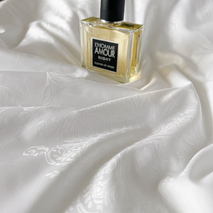 91家纺网 家纺一手货源 找家纺 龙图家纺 2024新款80支全棉贡缎蚕丝被-玉如意 玉如意-白色