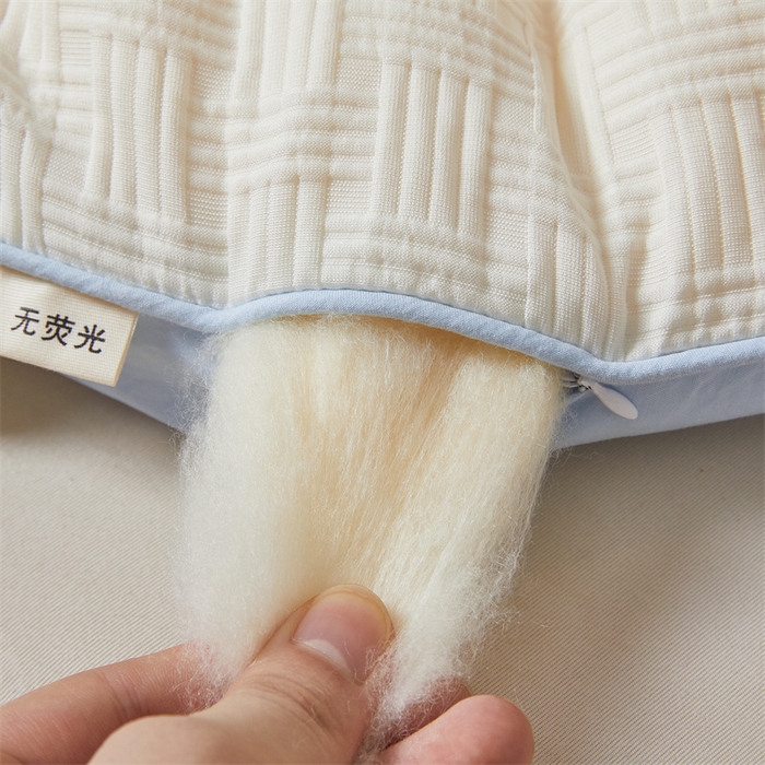 91家纺网 家纺一手货源 找家纺 创优家纺 2025新款针织提花四季被子母被双胎被春秋被冬被被子被芯二合一拉链款直播 双拼提花-蓝
