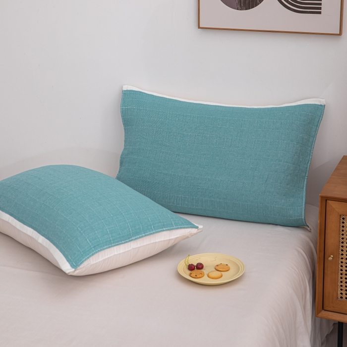 91家纺网 家纺一手货源 找家纺 （总）佰丝居 2023新款全棉四层纱布枕巾系列