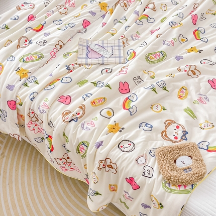 91家纺网 家纺一手货源 找家纺 （总）眠优居 2024新品A类针织棉大豆纤维夏被被芯空调被春秋冬被四季被