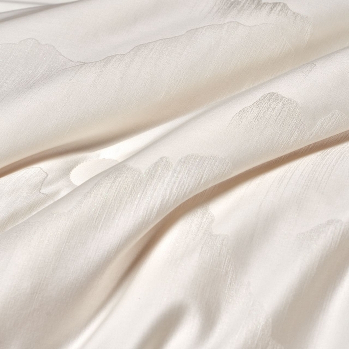 91家纺网 家纺一手货源 找家纺 朴罗 （ 原岚图） 2024新款臻品色织蚕丝大豆被含礼盒包装  白色