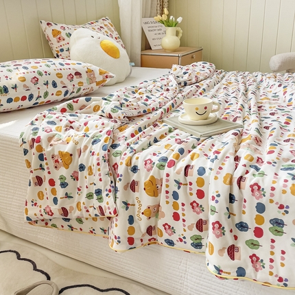 91家纺网 家纺一手货源 找家纺 （总）眠优居 2024新品A类针织棉大豆纤维夏被被芯空调被春秋冬被四季被