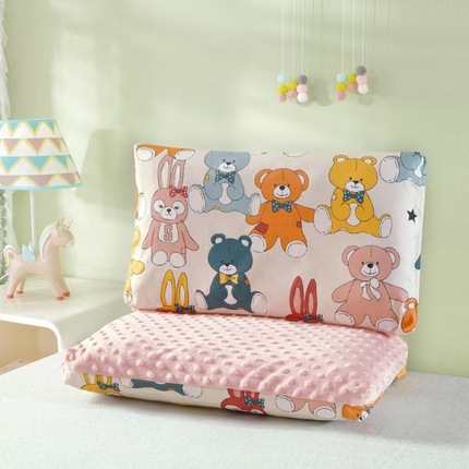 91家纺网 家纺一手货源 找家纺 （总）冬巢 2024新款AB版全棉豆豆绒枕头枕芯