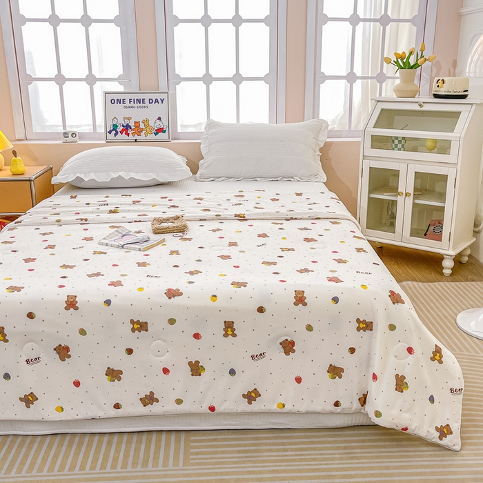 91家纺网 家纺一手货源 找家纺 （总）眠优居 2024新品A类针织棉大豆纤维夏被被芯空调被春秋冬被四季被