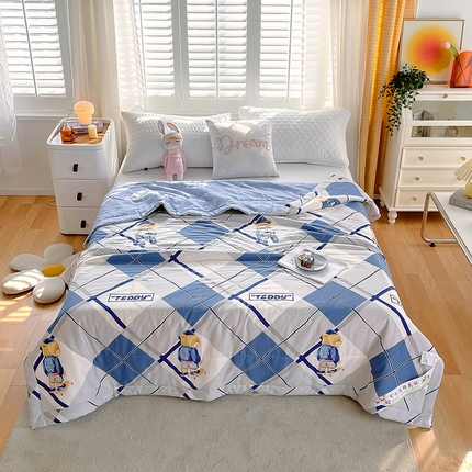 91家纺网 家纺一手货源 找家纺 （总）眠优居 2024全棉棉花夏被空调被 夏凉被 纯棉棉花被