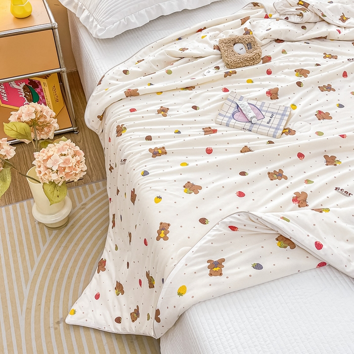 91家纺网 家纺一手货源 找家纺 （总）眠优居 2024新品A类针织棉大豆纤维夏被被芯空调被春秋冬被四季被