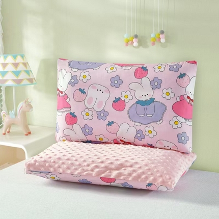 91家纺网 家纺一手货源 找家纺 （总）冬巢 2024新款AB版全棉豆豆绒枕头枕芯