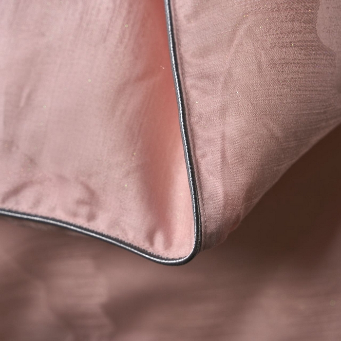 91家纺网 家纺一手货源 找家纺 朴罗 （ 原岚图） 2024新款臻品色织蚕丝大豆被含礼盒包装  粉色