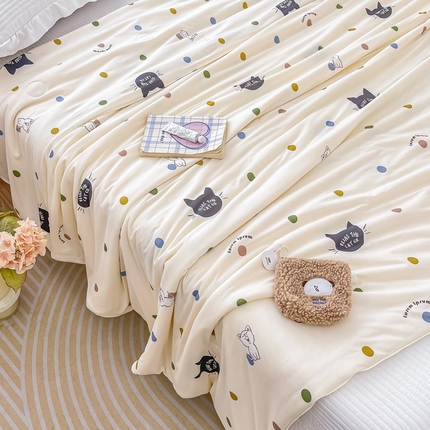 91家纺网 家纺一手货源 找家纺 （总）眠优居 2024新品A类针织棉大豆纤维夏被被芯空调被春秋冬被四季被