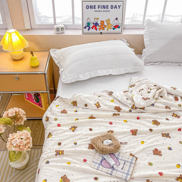 91家纺网 家纺一手货源 找家纺 （总）眠优居 2024新品A类针织棉大豆纤维夏被被芯空调被春秋冬被四季被