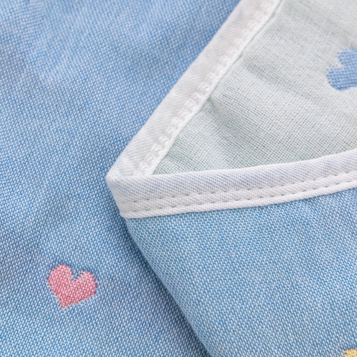 91家纺网 家纺一手货源 找家纺 （总）佰丝居 2023新款A类全棉六层纱布枕巾四季用纯棉加大枕头巾家用枕芯盖巾（风格二）