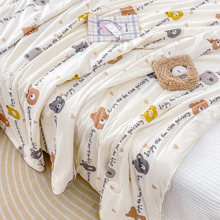 91家纺网 家纺一手货源 找家纺 （总）眠优居 2024新品A类针织棉大豆纤维夏被被芯空调被春秋冬被四季被