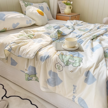 91家纺网 家纺一手货源 找家纺 （总）眠优居 2024新品A类针织棉大豆纤维夏被被芯空调被春秋冬被四季被