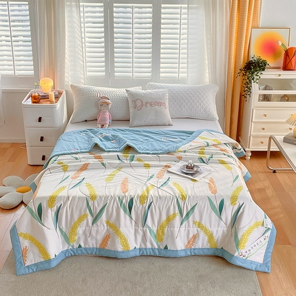 91家纺网 家纺一手货源 找家纺 （总）眠优居 2024全棉棉花夏被空调被 夏凉被 纯棉棉花被