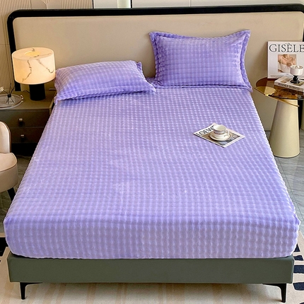 91家纺网 家纺一手货源 找家纺 （总）雨彤家纺 2024新款泡泡牛奶绒床笠