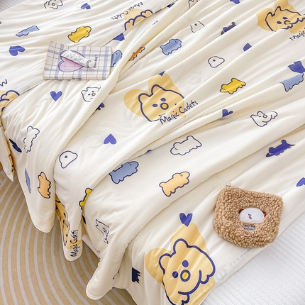 91家纺网 家纺一手货源 找家纺 （总）眠优居 2024新品A类针织棉大豆纤维夏被被芯空调被春秋冬被四季被