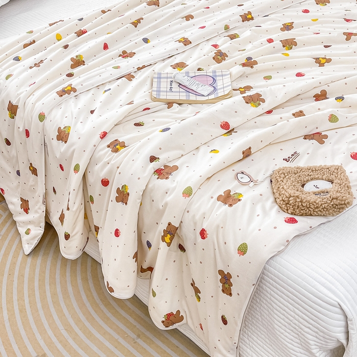 91家纺网 家纺一手货源 找家纺 （总）眠优居 2024新品A类针织棉大豆纤维夏被被芯空调被春秋冬被四季被